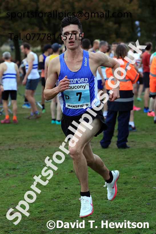 Senior Mens 2024 National Cross Country Relays, Berry Hill Park, Mansfield.   Photo: David T. Hewitson/Sports for All Pics